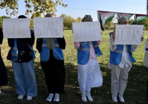 BURSA (AA) – Bursa'da, İsrail'in Filistin'e yönelik devam eden saldırılarında