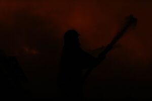 BURSA (AA) – Bursa'nın Karacabey ilçesinde bir palet fabrikasında çıkan