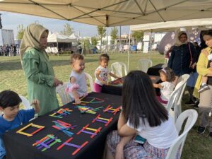 DİYARBAKIR (AA) – Diyarbakır Kültür Yolu Festivali, çocukları bilim, sanat