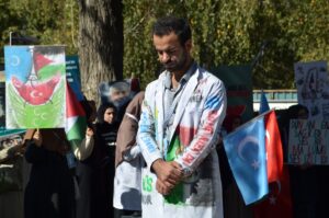 ERZURUM (AA) – Erzurum, Erzincan, Tunceli ve Iğdır'da, İsrail'in Filistin'e