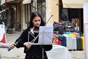 ÜSKÜP (AA) – Kuzey Makedonya'daki Eski Üsküp Çarşısı'nda, 29 Ekim