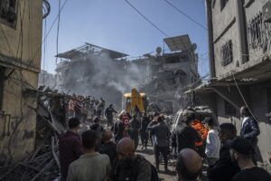 - Başkentin Avzai bölgesi ilk kez hava saldırısına maruz kaldı