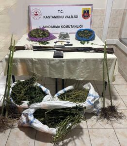 KASTAMONU (AA) – Kastamonu'nun Azdavay ilçesinde 15 kilo 528 gram