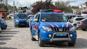 KASTAMONU (AA) – Kastamonu'da dün eşini öldüren polis adliyeye sevk