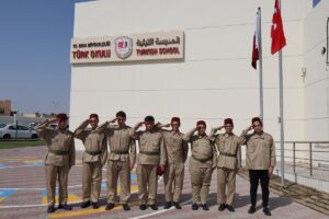 DOHA (AA)- Katar'ın başkenti Doha'daki Katar Türk Okulu'nda 29 Ekim