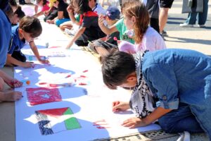 MUĞLA (AA) – Muğla'nın Fethiye ilçesinde, İsrail'in Gazze'ye yönelik saldırılarını