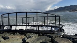 RİZE (AA) – Rize'nin Çayeli ilçesinde hortum bir binanın çatısını