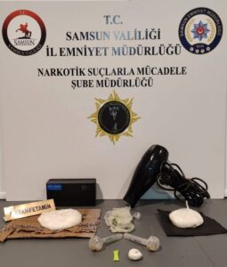 SAMSUN (AA) – Samsun'da düzenlenen uyuşturucu operasyonunda gözaltına alınan 1'i