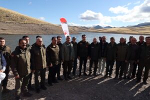 SİVAS (AA) – Sivas'ın Divriği ilçesindeki Eğrisu Göleti'ne 10 bin