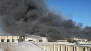 TEKİRDAĞ (AA) – Tekirdağ'ın Çerkezköy ilçesinde, deri üretimi yapan fabrikada