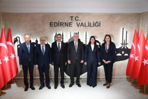 EDİRNE (AA) – Ticaret Bakanı Ömer Bolat, Edirne Valiliğini ziyaret