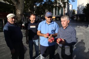 ANTALYA (AA) – Antalya'nın Serik ilçesinde bir üretici, Donald Trump'ın