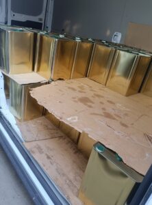 AYDIN (AA) – Aydın'ın Köşk ilçesinde iki pikaba yapılan operasyonda