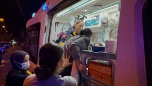 - Yangında, dumandan etkilenen kedi ve kuş, itfaiyenin kalp masajı