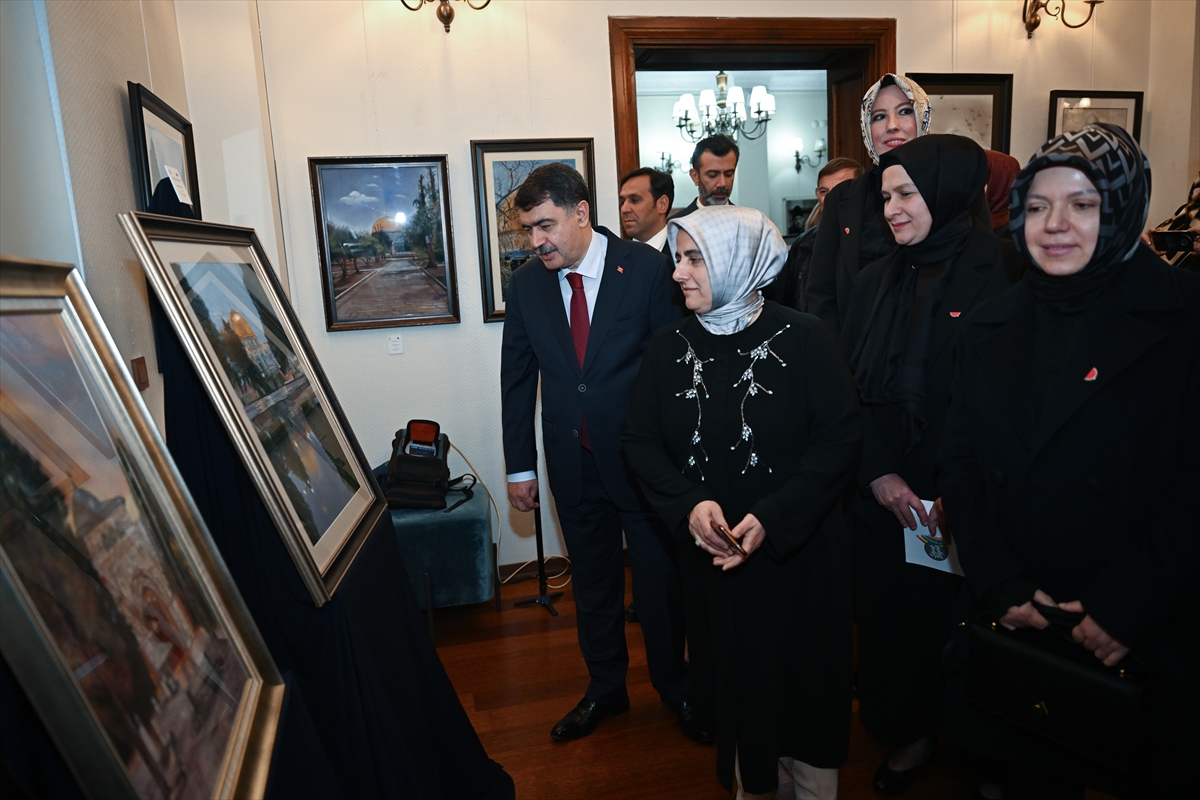 Başkentte “Şehrim Kudüs” resim sergisi açıldı