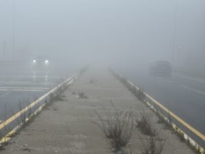 DÜZCE/BOLU (AA) – D-100 kara yolunun Bolu Dağı geçişinde sis