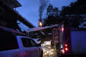 BOLU (AA) – Bolu'nun Mengen ilçesinde trafoda çıkan yangın söndürüldü.