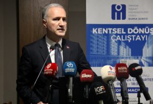 BURSA (AA) – İnşaat Mühendisleri Odası (İMO) Bursa Şubesince kentsel