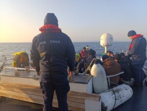 ÇANAKKALE (AA) – Ege Denizi'nin kuzeyinde, Çanakkale'nin Ayvacık ilçesi açıklarında