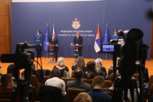 BELGRAD (AA) – Sırbistan'ın başkenti Belgrad'da Cumhurbaşkanı Aleksandar Vucic tarafından