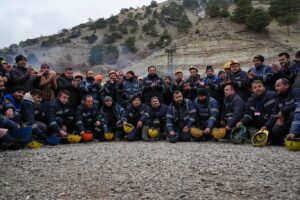 - "Maden sahasında da gördüm burada da gördüm 8 gündür