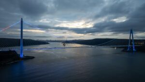 İSTANBUL (AA) – İspanya'dan Romanya'ya giden dev petrol platformu, İstanbul