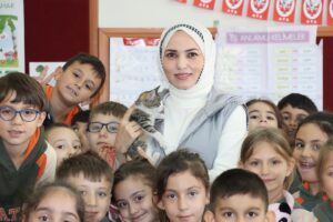 AMASYA (AA) – CİHAN OKUR – Amasya'da bir ilkokulda öğrenci