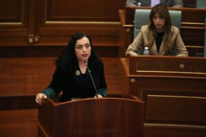 PRİŞTİNE (AA) – Kosova Cumhurbaşkanı Vjosa Osmani, Sırbistan'ın, "(Rusya Devlet