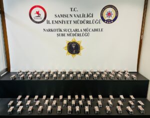 SAMSUN (AA) – Samsun'un Canik ilçesinde düzenlenen uyuşturucu operasyonunda 7