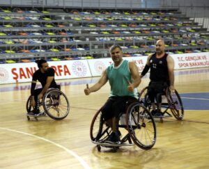 ŞANLIURFA (AA) – MÜSLÜM ETGÜ – Tekerlekli Sandalye Basketbol Süper