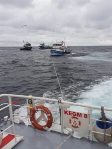 İSTANBUL (AA) – Sarıyer açıklarında su aldığı için batma tehlikesi