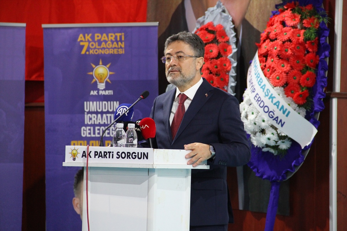 Tarım ve Orman Bakanı Yumaklı, AK Parti Sorgun İlçe Kongresi'nde konuştu:
