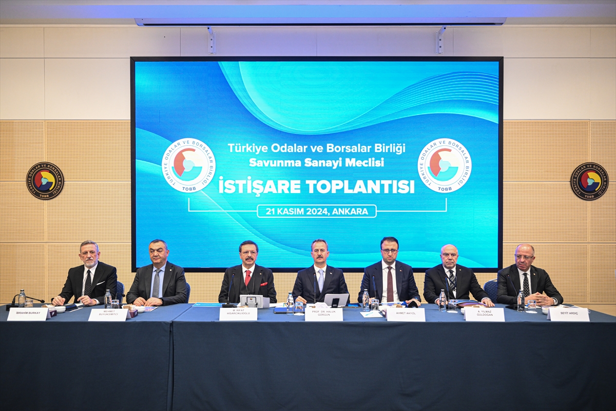 TOBB Savunma Sanayii Meclisi İstişare Toplantısı yapıldı