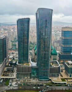 - İstanbul Finans Merkezi'nde yer alan Ziraat Kuleleri, "Autodesk Design