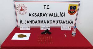 AKSARAY (AA) – Aksaray’da düzenlenen uyuşturucu operasyonunda gözaltına alınan zanlı