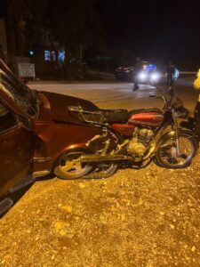 ANTALYA (AA) – Antalya'nın Serik ilçesinde otomobilin motosiklete çarpışması sonucu