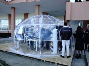 BALIKESİR (AA) – Balıkesir'in Burhaniye ilçesinde üniversite öğrencileri tarafından hazırlanan