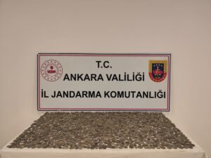 ANKARA (AA) – Ankara'nın Etimesgut ilçesinde tarihi eser kaçakçılığı yaptığı