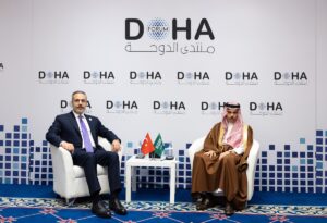 ANKARA (AA) – Dışişleri Bakanı Hakan Fidan, Katar'ın başkentinde düzenlenen