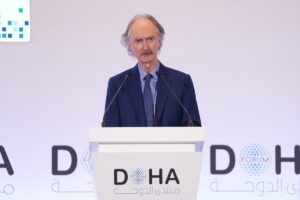 DOHA (AA) – Birleşmiş Milletler (BM) Suriye Özel Temsilcisi Geir