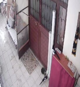 - O anlar güvenlik kamerasınca kaydedildi