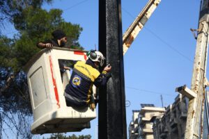 HALEP (AA) – Suriye Sivil Savunması (Beyaz Baretliler) ve yerel