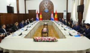 BİŞKEK (AA) – Kırgızistan Dışişleri Bakanı Ceenbek Kulubayev ve Hırvatistan