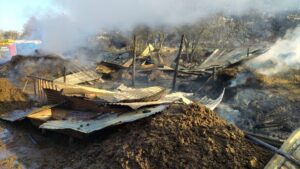 KONYA (AA) – Konya'nın Beyşehir ilçesinde evde çıkan yangında karı