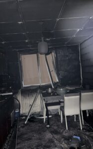 MERSİN (AA) – Mersin'in Tarsus ilçesinde iki katlı evde çıkan