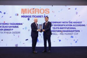 İSTANBUL (AA) – Migros, Yatırımcı İlişkileri Derneği (TÜYİD) tarafından düzenlenen