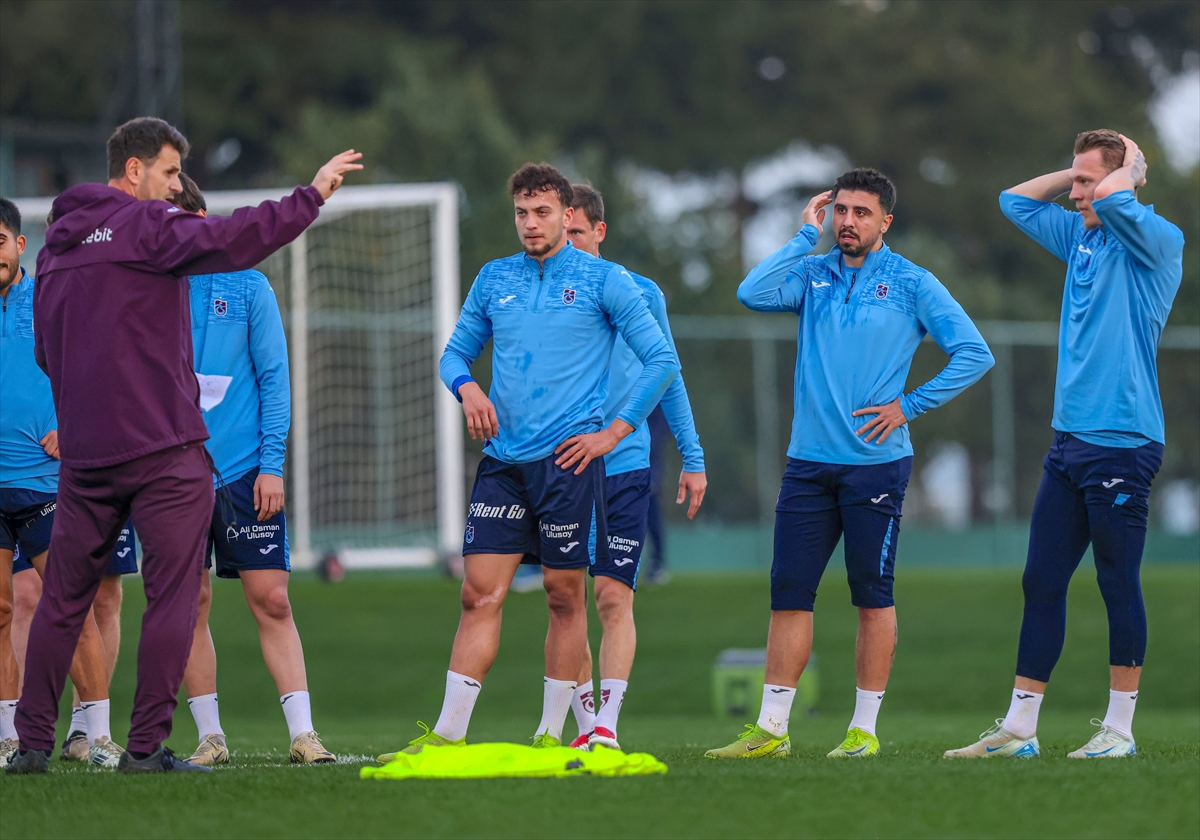 Trabzonspor, Galatasaray maçının hazırlıklarına devam etti