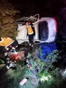 ADANA (AA) – Adana'da takla atan otomobilin sürücüsü hayatını kaybetti.