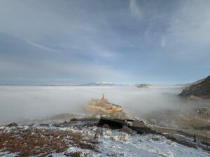 AĞRI (AA) – Ağrı'nın Doğubayazıt ilçesinde bulunan tarihi İshak Paşa