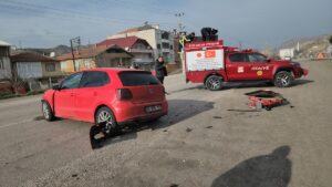 AMASYA(AA) – Amasya'nın Suluova ilçesinde meydana gelen trafik kazasında 1'i